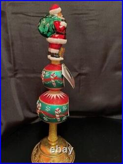 Radko Tip Top Nick (1015811) Finial 2011- 14 inches tall with tags