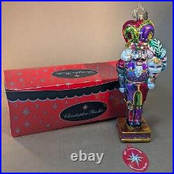 Radko Venetian Nights 20th Anniversary Signed Glass Ornament 1011597 7.5 Tall