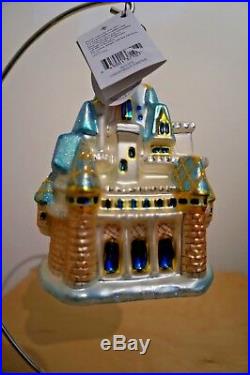 Radko Walt Disney World Cinderella Castle GOLDEN EDITION Signed Ornament