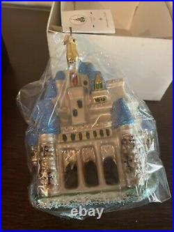 Radko Walt Disney World Exclusive Cinderella Castle Ornament 98-DIS-42 NIB