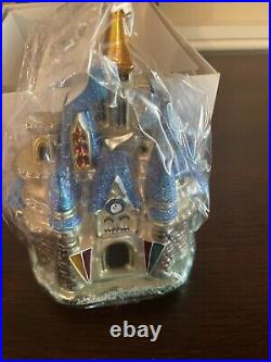 Radko Walt Disney World Exclusive Cinderella Castle Ornament 98-DIS-42 NIB