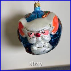 Radko Warner Bros 1999 Ornament PINKY AND THE BRAIN LE 2041/5000 99-WB-03 Mint