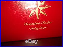 Rare 1988 Limited Edition Christopher Radko Sterling Rider Christmas Ornament