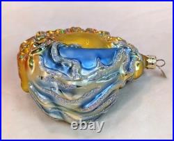 Rare 2001 Radko Brother Sun Sister Moon Celestial Ornament Vintage Y2K & Stand