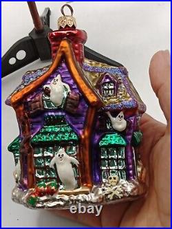 Rare CHRISTOPHER RADKO Howl Manor Haunted House Halloween Ornament Christmas