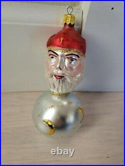 Rare Christopher Radko 1990 Christmas KING ARTHUR Mouth Blown Ornament Excellent