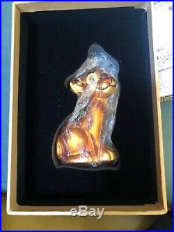 Rare! Christopher Radko 1999 Disneyana Simba # 589/1000 Signed Ornament In Box