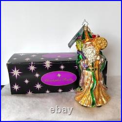Rare Christopher Radko 7 St Paddy Claus with box & tags, made in Poland ca 2006