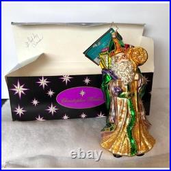 Rare Christopher Radko 7 St Paddy Claus with box & tags, made in Poland ca 2006