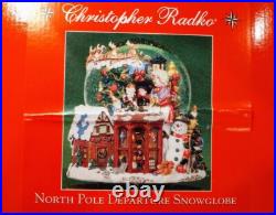 Rare Christopher Radko Christmas North Pole Departure Snowglobe Musical Sealed Rare Christopher Radko Christmas North Pole Departure Snowglobe Musical Sealed
