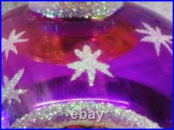 Rare Christopher Radko Dream Cone Triple Reflector Finial 11 Vintage Ornament