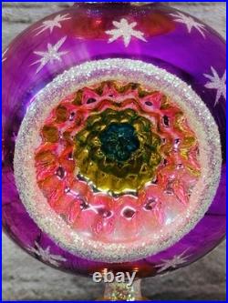 Rare Christopher Radko Dream Cone Triple Reflector Finial 11 Vintage Ornament