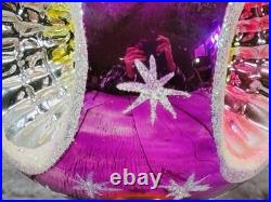 Rare Christopher Radko Dream Cone Triple Reflector Finial 11 Vintage Ornament