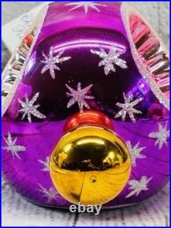 Rare Christopher Radko Dream Cone Triple Reflector Finial 11 Vintage Ornament