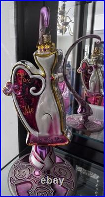 Rare Christopher Radko Valentine's Day Christmas Ornament Cat Rare Christopher Radko Valentine's Day Christmas Ornament Cat