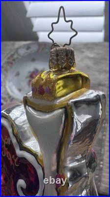 Rare Christopher Radko Valentine's Day Christmas Ornament Cat