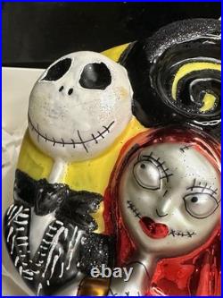 Rare DISNEY Christopher Radko JACK & SALLY Nightmare Before Christmas Ornament