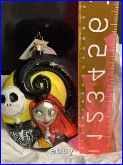 Rare DISNEY Christopher Radko JACK & SALLY Nightmare Before Christmas Ornament Rare DISNEY Christopher Radko JACK & SALLY Nightmare Before Christmas Ornament
