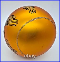 Rare Jumbo Christopher Radko Golden Isis 1996 Egyptian Glass Ornament 4 NWT