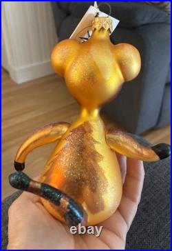 Rare Radko Raccoon Ornament With Tag Estate
