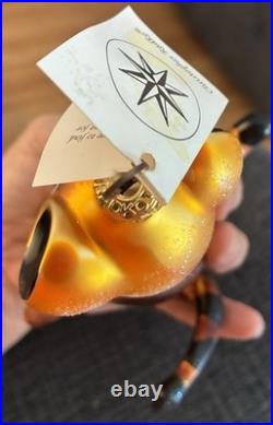 Rare Radko Raccoon Ornament With Tag Estate
