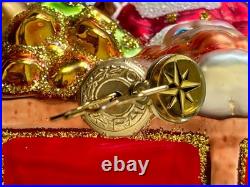 Rare & Unique Christopher Radko Toy Chest Ornament Excellent Condition