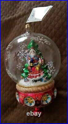 Christopher Radko Ho Ho Harlequin Glass Blown Ornament – Made In Poland