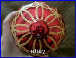Rare Vintage Christopher Radko Sumptuous Santa Claus Globe Christmas Ornament