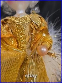 Retired Christopher Radko 1998 10 Ms. Pompadour Christmas Ornament Glass