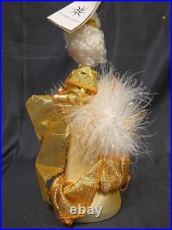 Retired Christopher Radko 1998 10 Ms. Pompadour Christmas Ornament Glass