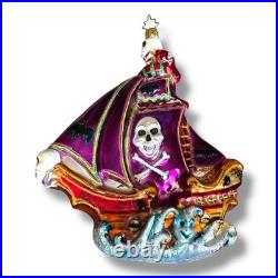Retired Christopher Radko Ornament New withTAG Ghostly Galleon 1010201 (1123)
