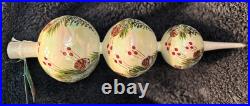 Retired Christopher Radko Ornament New withTAG Pine Horizons Finial 1013512 (1535)