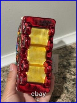 Retired Christopher Radko Red trolley Jolly Rare NWT