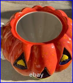 Retired S. E. Christopher Radko Shiny Brite Spooktacular Halloween Cookie Jar