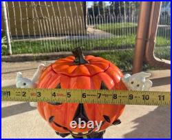 Retired S. E. Christopher Radko Shiny Brite Spooktacular Halloween Cookie Jar