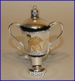 SIGNED 1989 Christopher Radko Glass Christmas Ornament Grecian Urn 89-069-0 B
