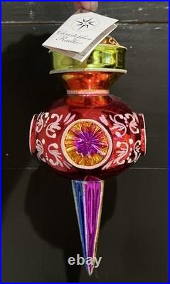 SUPER RARE! Christopher Radko Fantasia Robocone Ornament