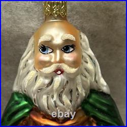 Set Of 6 Christopher Radko Glass Christmas Ornament MINT! Noah Nativity Stocking