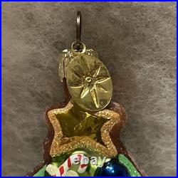 Set Of 6 Christopher Radko Glass Christmas Ornament MINT! Noah Nativity Stocking