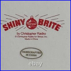 Shiny Brite Christopher Radko Glitter Putz Church Village House Lot 7 Christmas