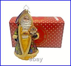 Signed! Radko Hill Country Heritage Santa Ornament, 2018, with Box & Tags MINT Signed! Radko Hill Country Heritage Santa Ornament, 2018, with Box & Tags MINT