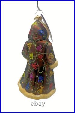 Signed! Radko Hill Country Heritage Santa Ornament, 2018, with Box & Tags MINT