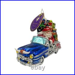 Signed! Radko Ornament Santa's Wild Ride, Cowboy Santa Original Box/Tag MINT