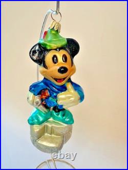 Sweet Christopher Radko Disney Mickey Mouse 70 Happy Years Set of 5 Ornaments