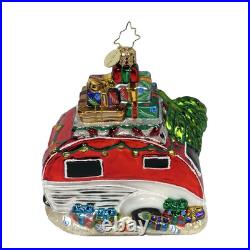 Tommy Bahama Exclusive Christopher Radko RV Camper Christmas Ornament Rare HTF