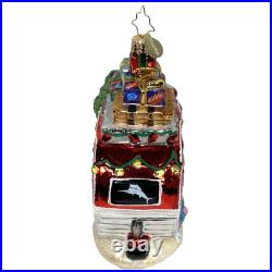 Tommy Bahama Exclusive Christopher Radko RV Camper Christmas Ornament Rare HTF