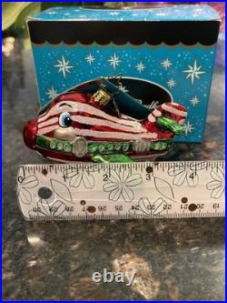 VERY RARE Christopher Radko Ornament Peppermint Plane. 2005 With Box NWT