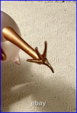 VERY RARE VTG Christopher Radko Blown Glass Italy Flamingo Fantasy Ornament