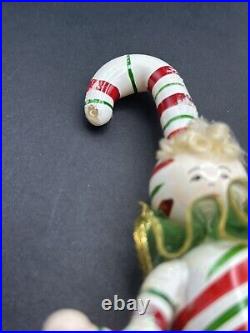 VINTAGE PAIR of Christopher Radko DANDY CANES Candy Stipe Ornaments 97-439-0