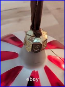 VTG 1998 Christopher Radko Striped Hot Air Ballon Christmas Ornament 88-077-0
